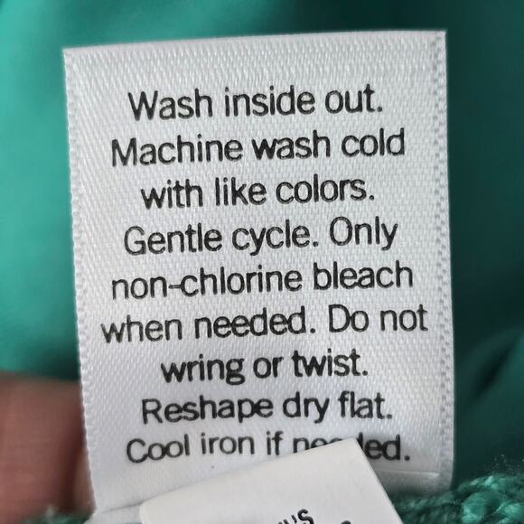 Lauren Conrad Pointelle Knit Tank Womens Plus Size XXL Turquoise Green Boho New - Picture 5 of 8